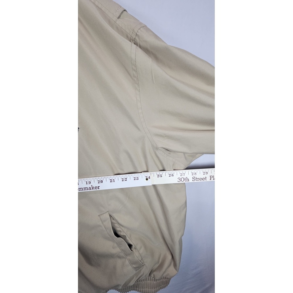 Polo Ralph Lauren Bi-Swing Jacket Men's 2XB Tan Full Zip Plaid Lined Preppy Golf - Picture 6 of 7